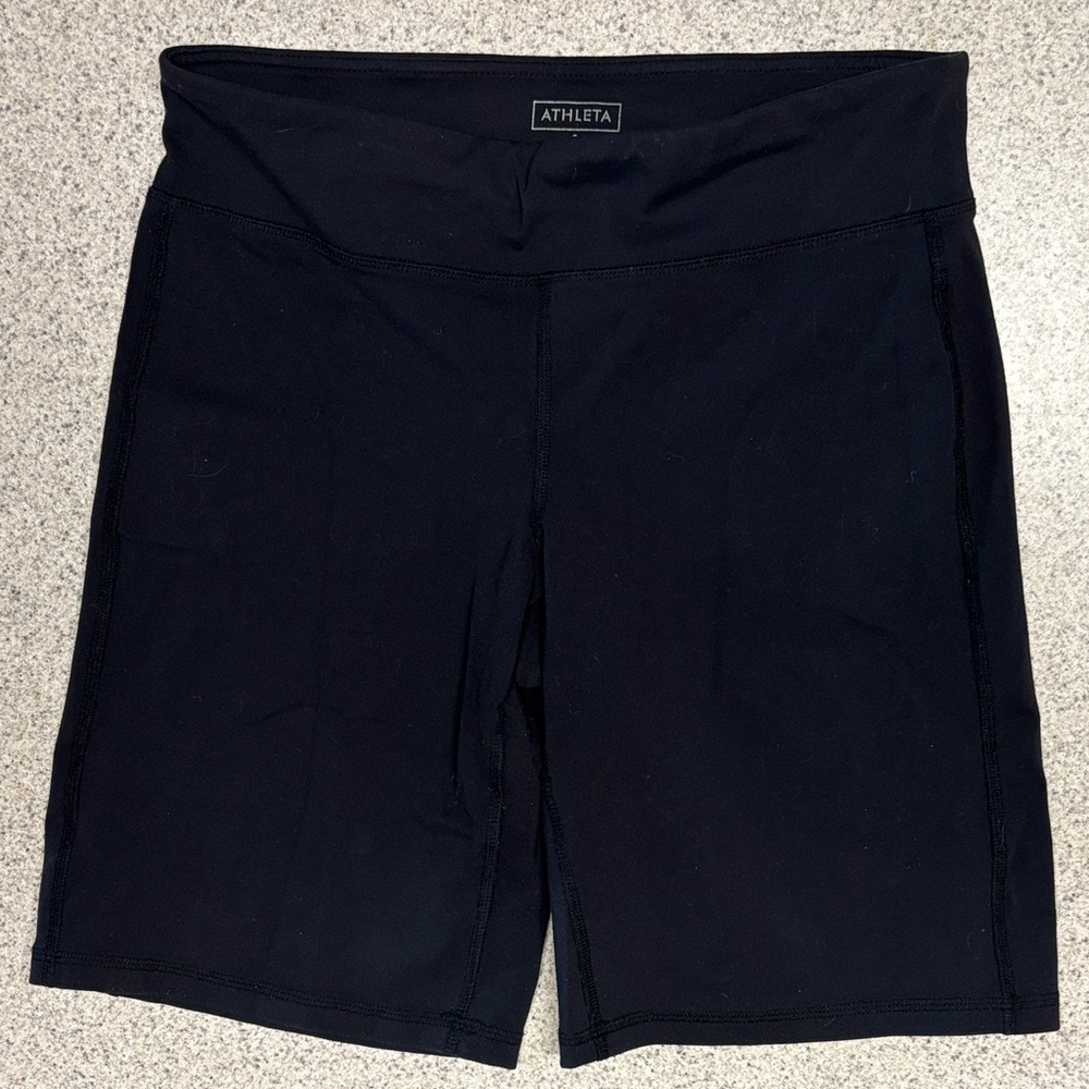 Athleta Women's Bermuda Black Bike Shorts